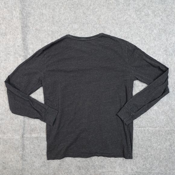 Polo Ralph Lauren Shirt Mens Medium Long Sleeve Tee Crew Neck Pullover Gray - Picture 4 of 8